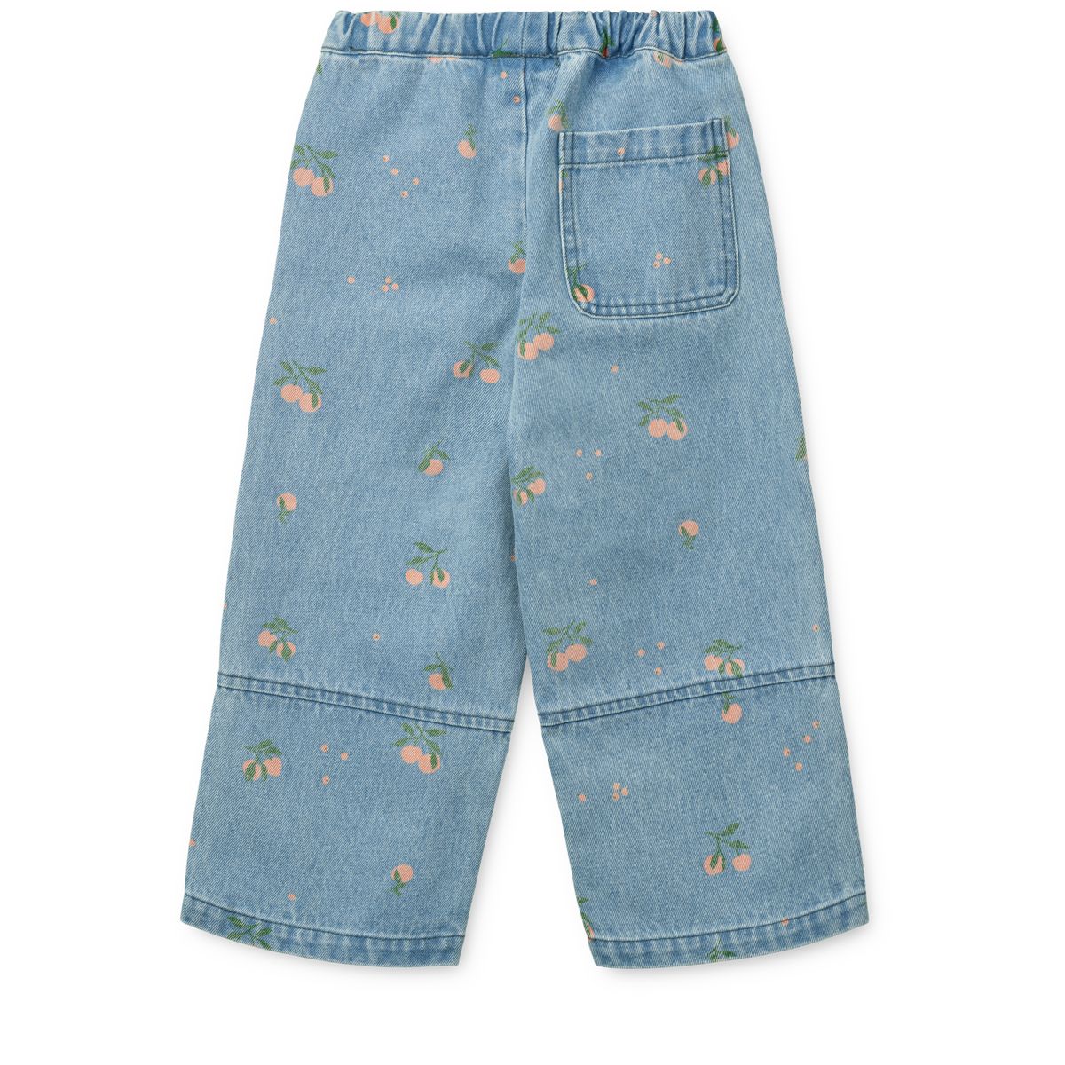 LIEWOOD CESAR Denimbukser med Print - Peach / Light Blue Denim - Bukser