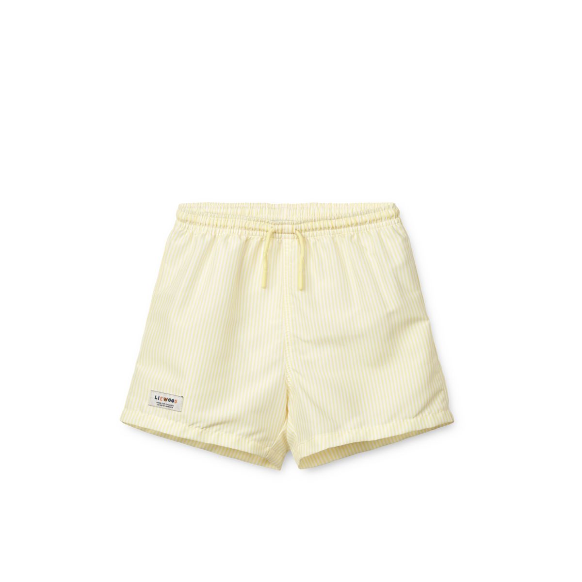 LIEWOOD Duke Badebukser med print - Y/D stripe Lemonade / Creme de la creme - Badeshorts
