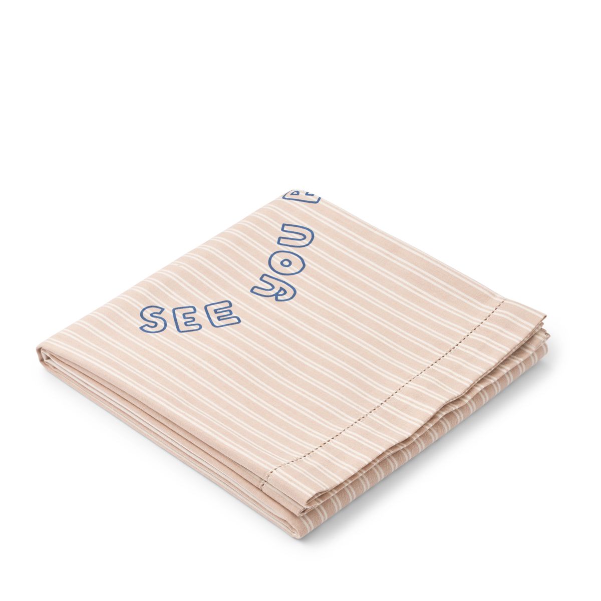 LIEWOOD Paige Badehåndklæde - Y/D stripe Sorbet rose / Creme de la creme - Håndklæder / Vaskeklude