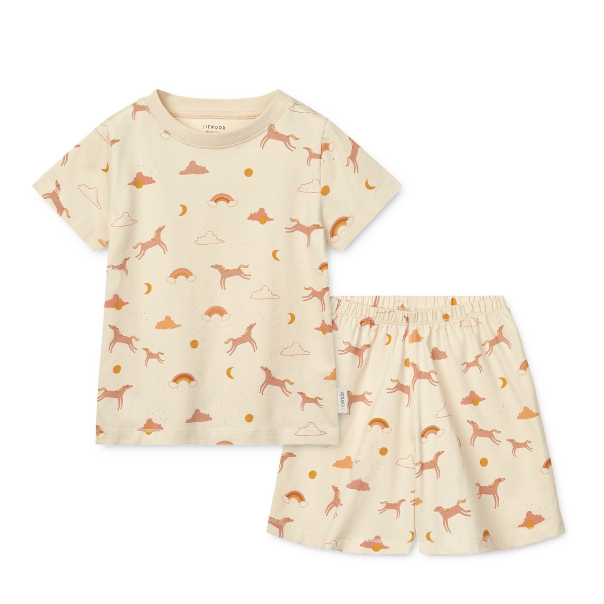 LIEWOOD Ilford Mønstret sæt - Dream / Ecru - T-shirt