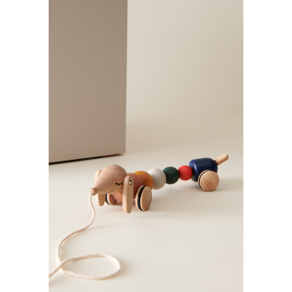 LIEWOOD Barthes Træklegetøj - Golden caramel multi mix - Trækkelegetøj