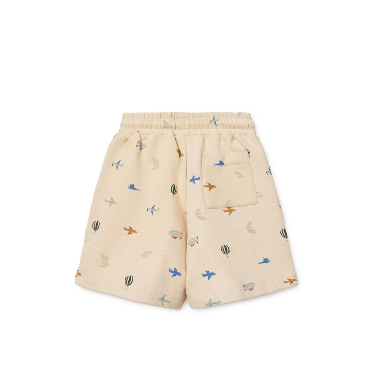 LIEWOOD Gram Sweatshorts med print - Aviator / Ecru - Shorts
