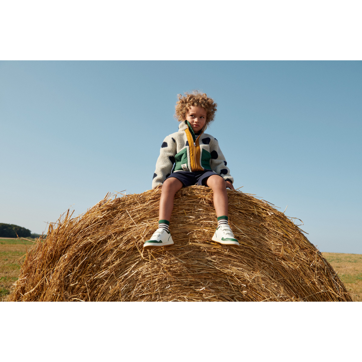 LIEWOOD Noam Fleecejakke - Spot dots / Mist - Jakker