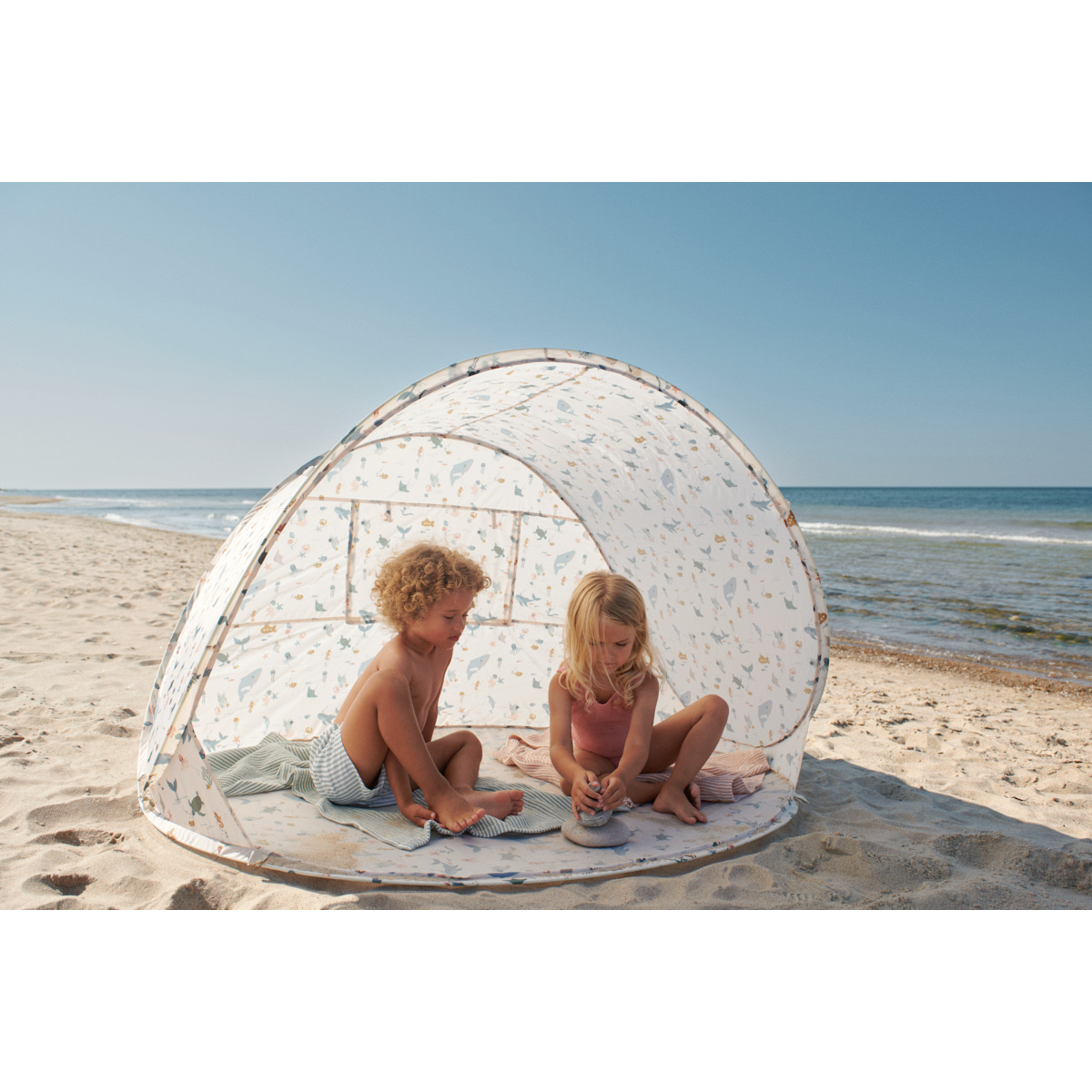 LIEWOOD Cassie Pop-Op Telt - Sea creature / Sandy - TELT