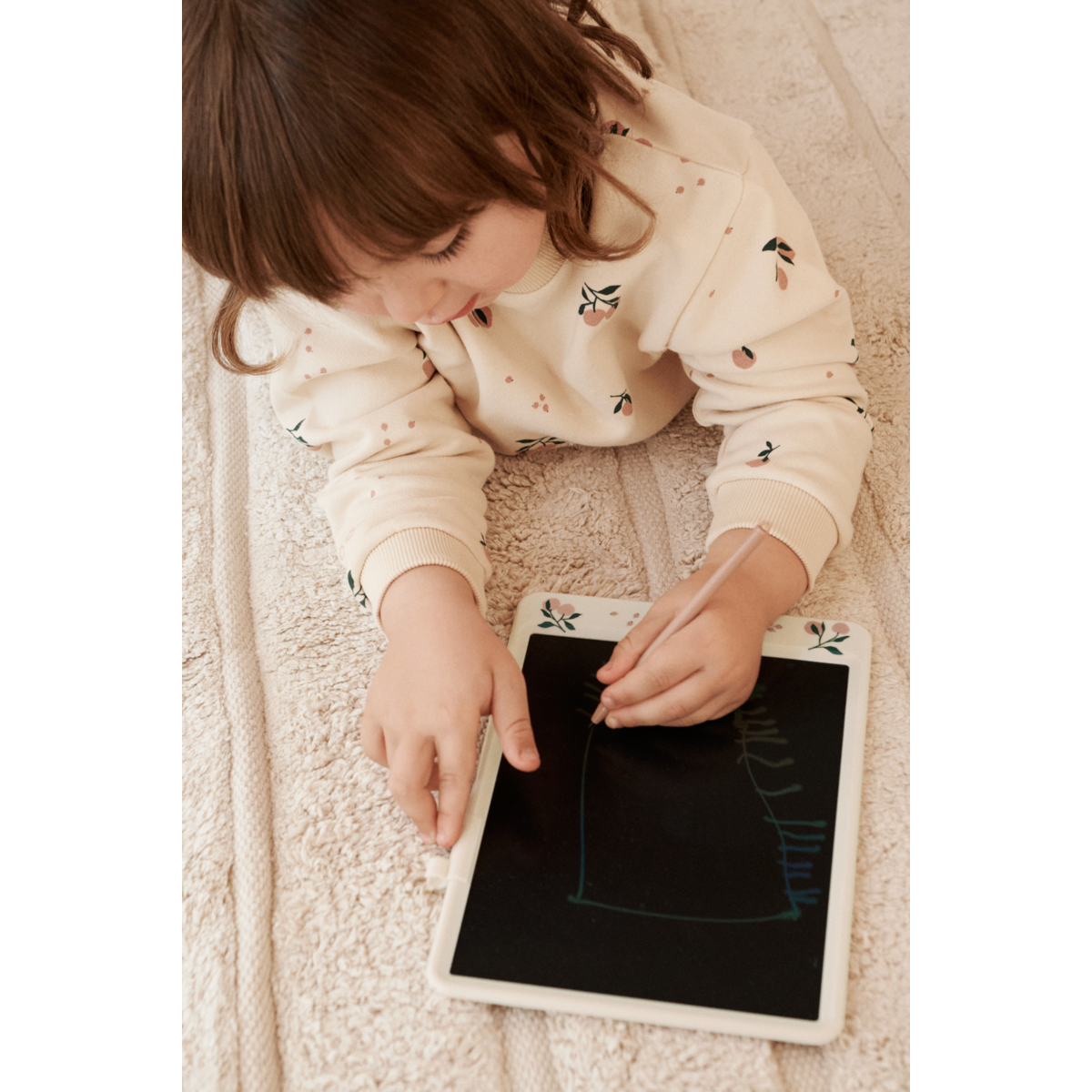 LIEWOOD Zora LCD-Tegnetavle 10 tommer - Peach / Sea shell - Kreativt legetøj