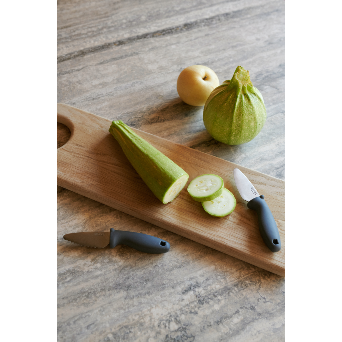 LIEWOOD Perry børneknive Sæt - Whale blue - Bestik