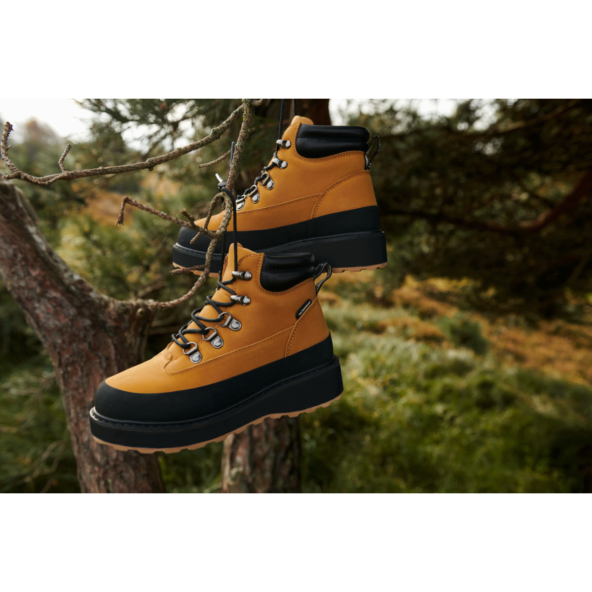LIEWOOD Lucien Læderstøvle - Golden caramel / Black - Støvler