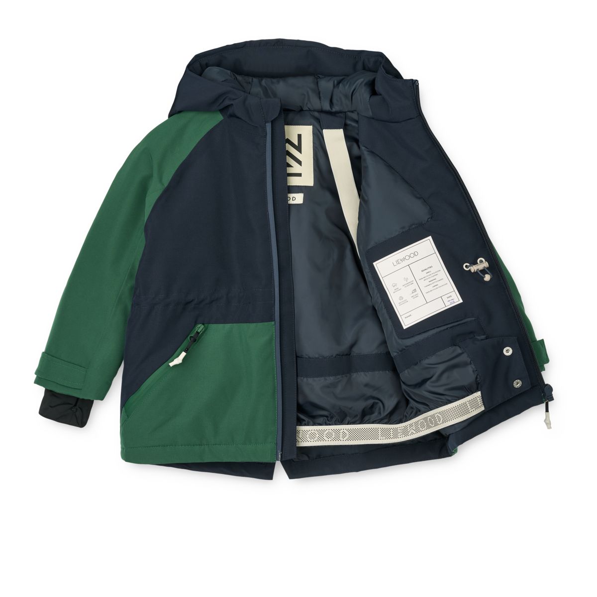LIEWOOD KALLE Vinterjakke - Classic navy / Garden green - Jakker
