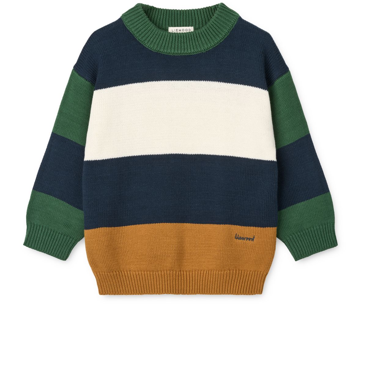 LIEWOOD ORLANE Stribet Striktrøje - Classic navy multi mix - Sweater