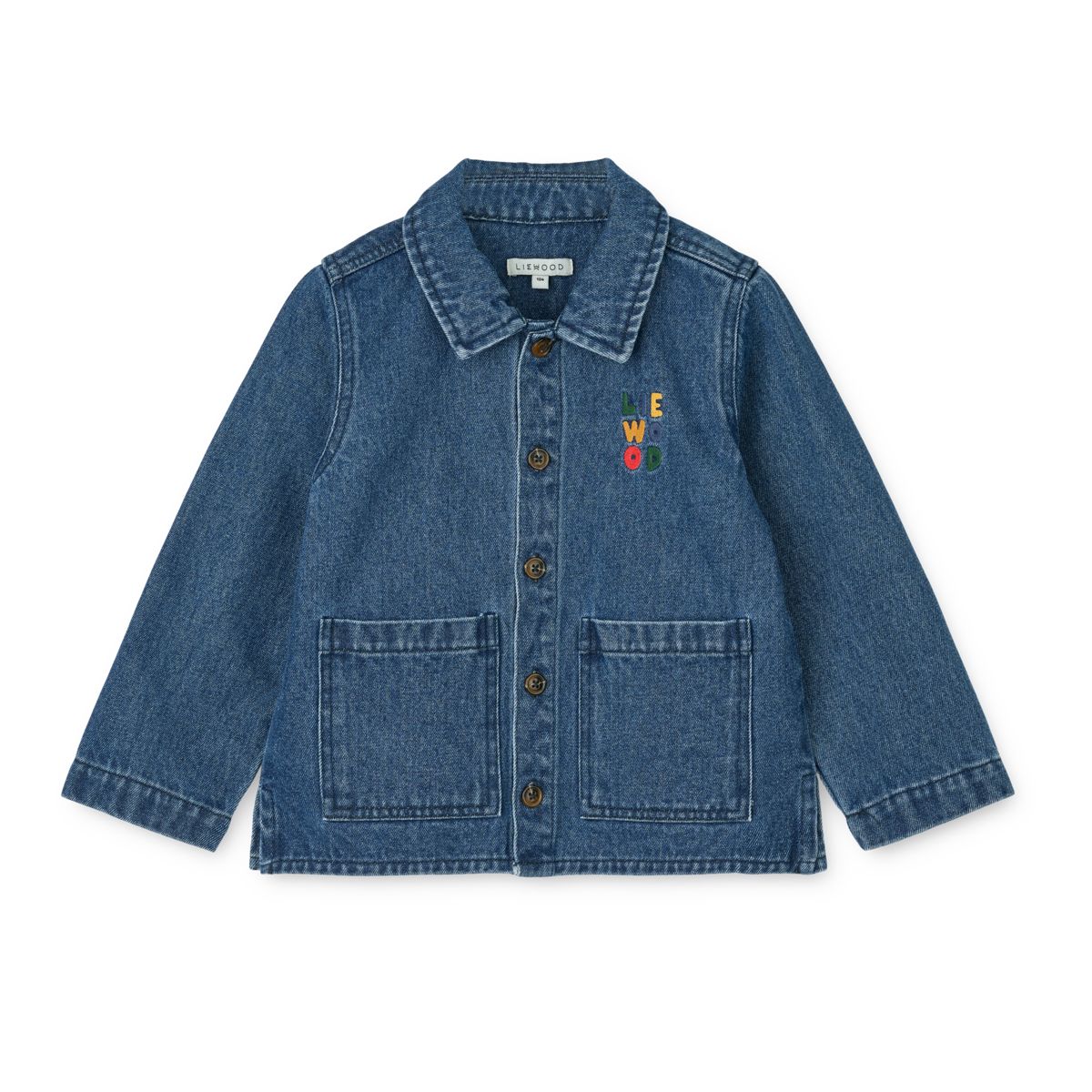 LIEWOOD KINSLEY Denimskjortejakke - Medium blue denim - Jakke