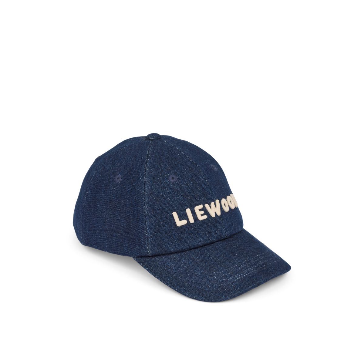 LIEWOOD Danny Kasket - Medium blue denim - Hatte & Kasketter