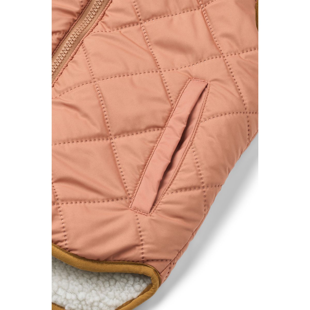 LIEWOOD Diana Vendbar Fleecevest - Tuscany rose mix - Vest