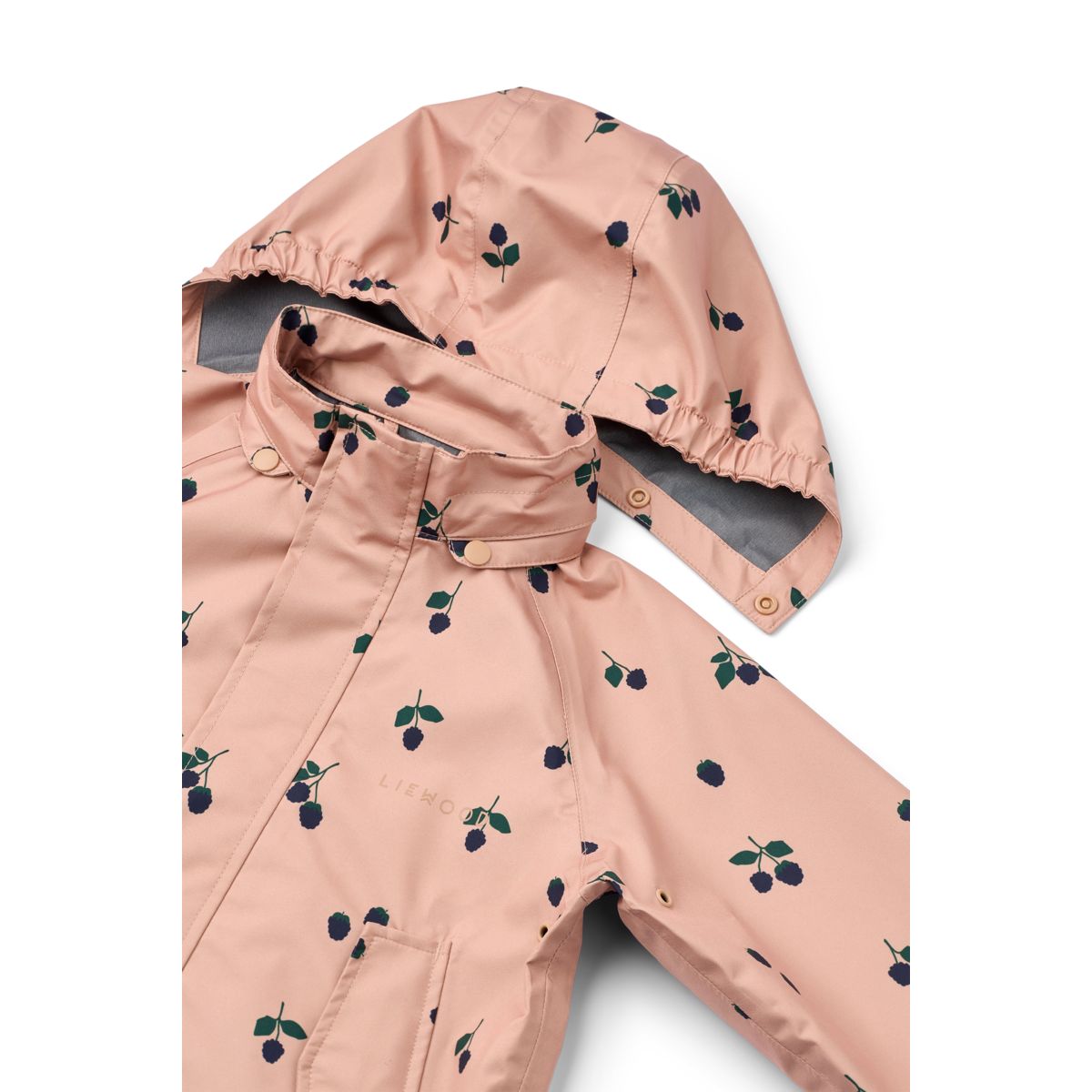 LIEWOOD Pedia Regntøjssæt - Berry / Pale Tuscany - Sæt