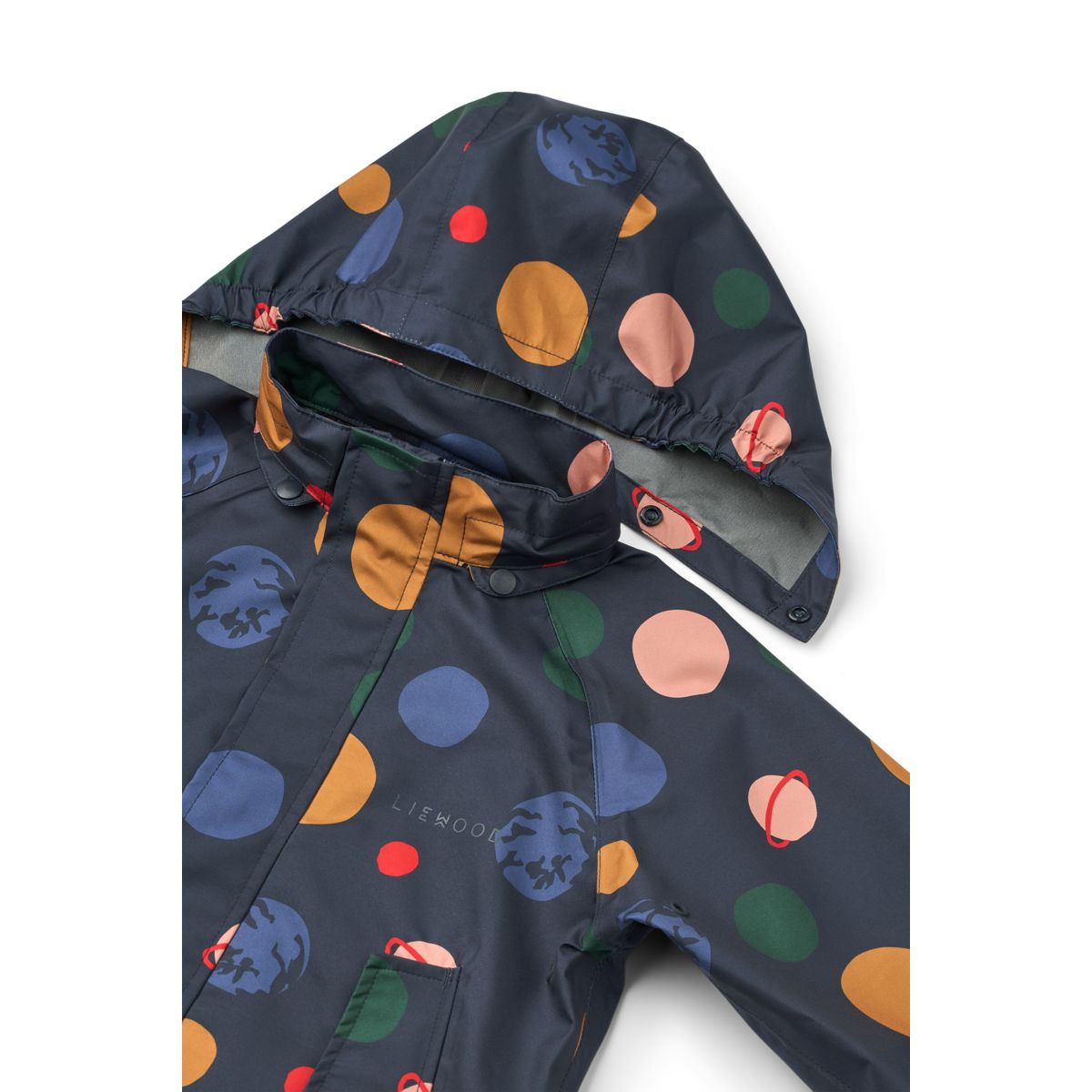 LIEWOOD Pedia Regntøjssæt - Universe / Classic navy - Sæt