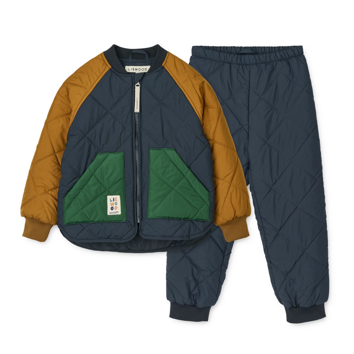 LIEWOOD ZELLA Termosæt - Classic navy multi mix - Sæt