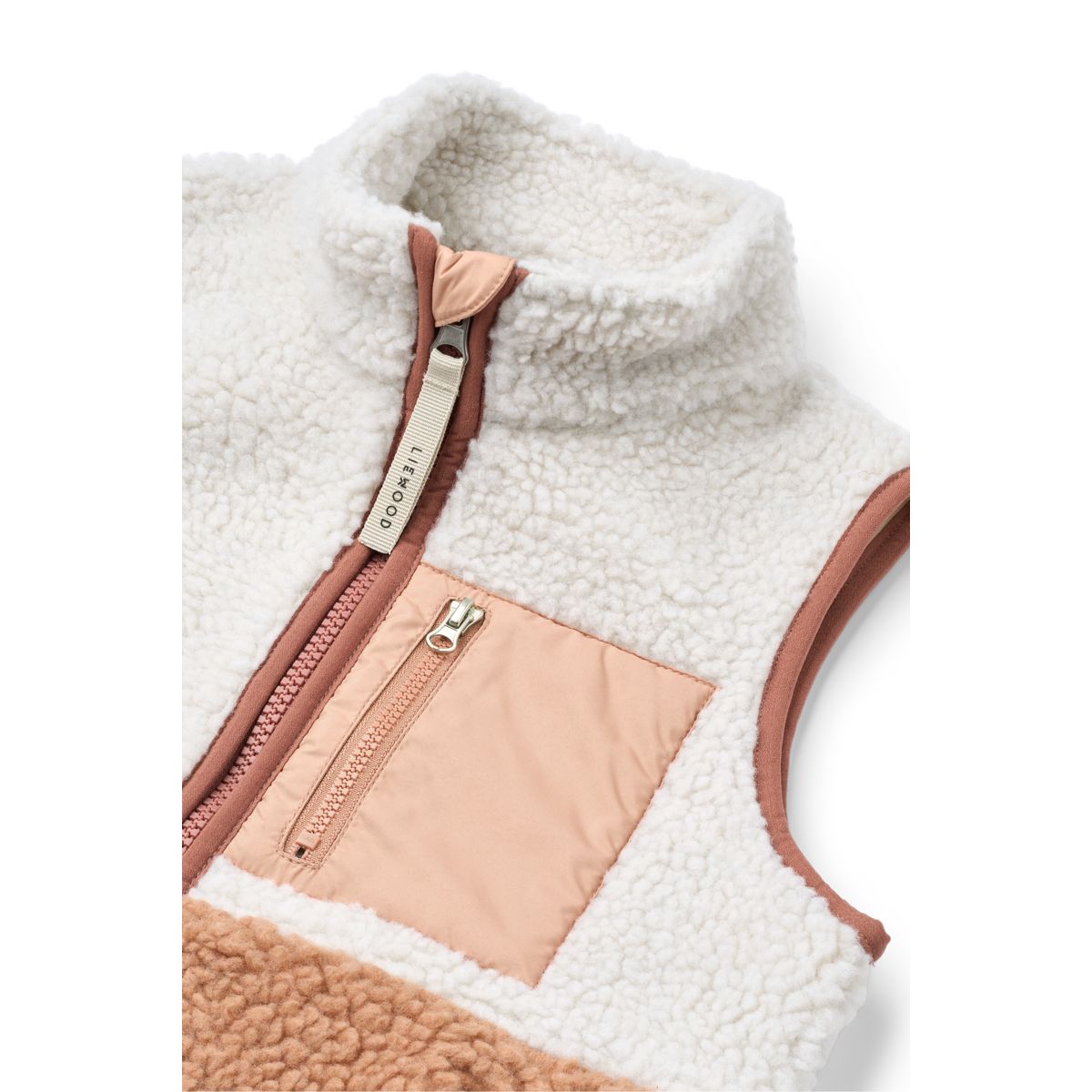 LIEWOOD VADA Fleecevest - Tuscany rose multi mix - Vest