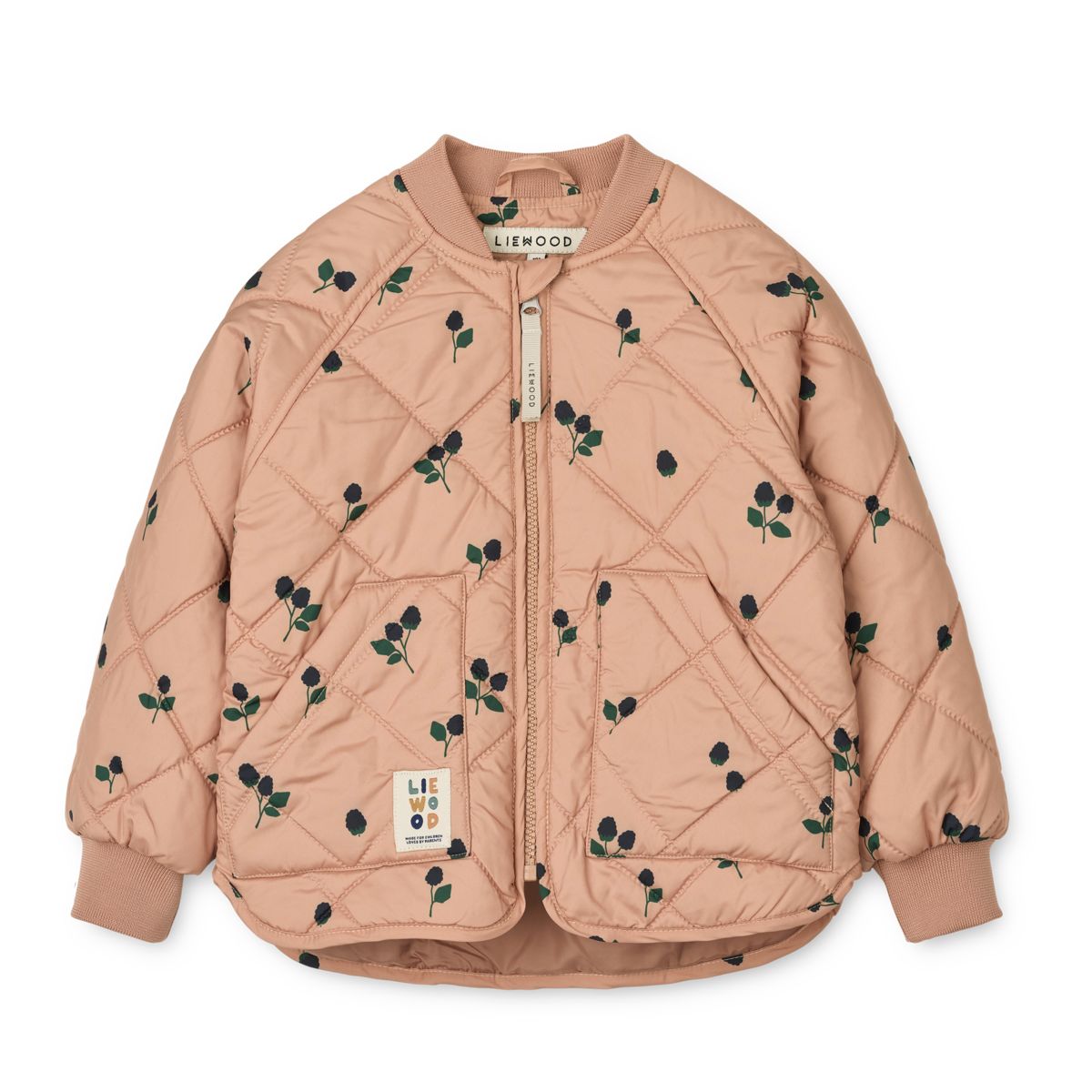 LIEWOOD ZELLA Termosæt - Berry / Pale tuscany / Embroidery - Sæt