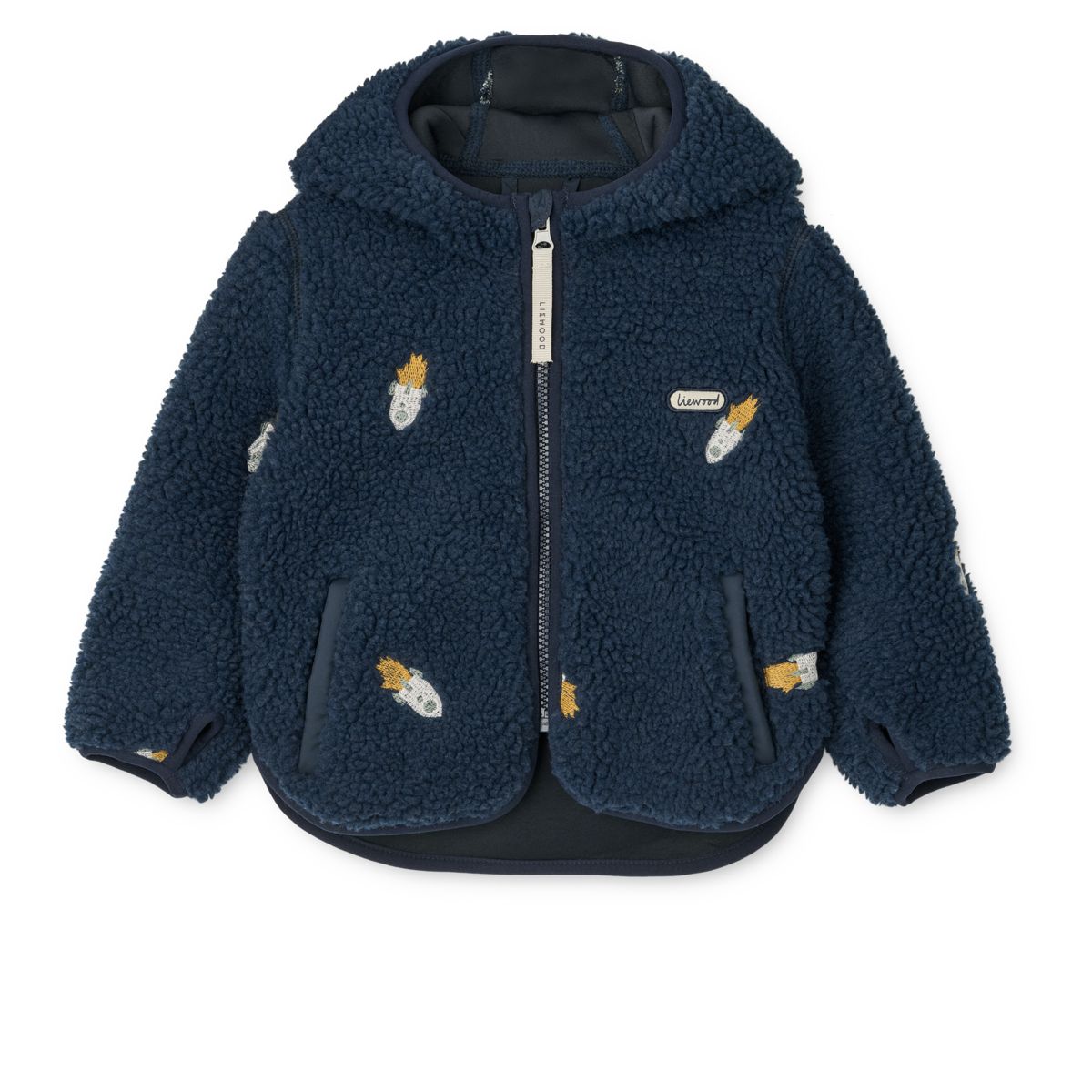 LIEWOOD MARA Fleecejakke Med Ører - Rocket / Classic navy / Embroidery - Jakker