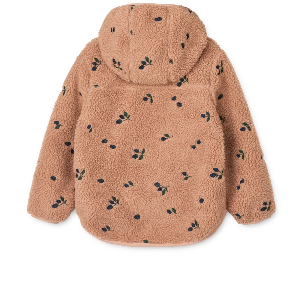 LIEWOOD Mara Fleecejakke - Berry / Pale tuscany / Embroidery - Jakker