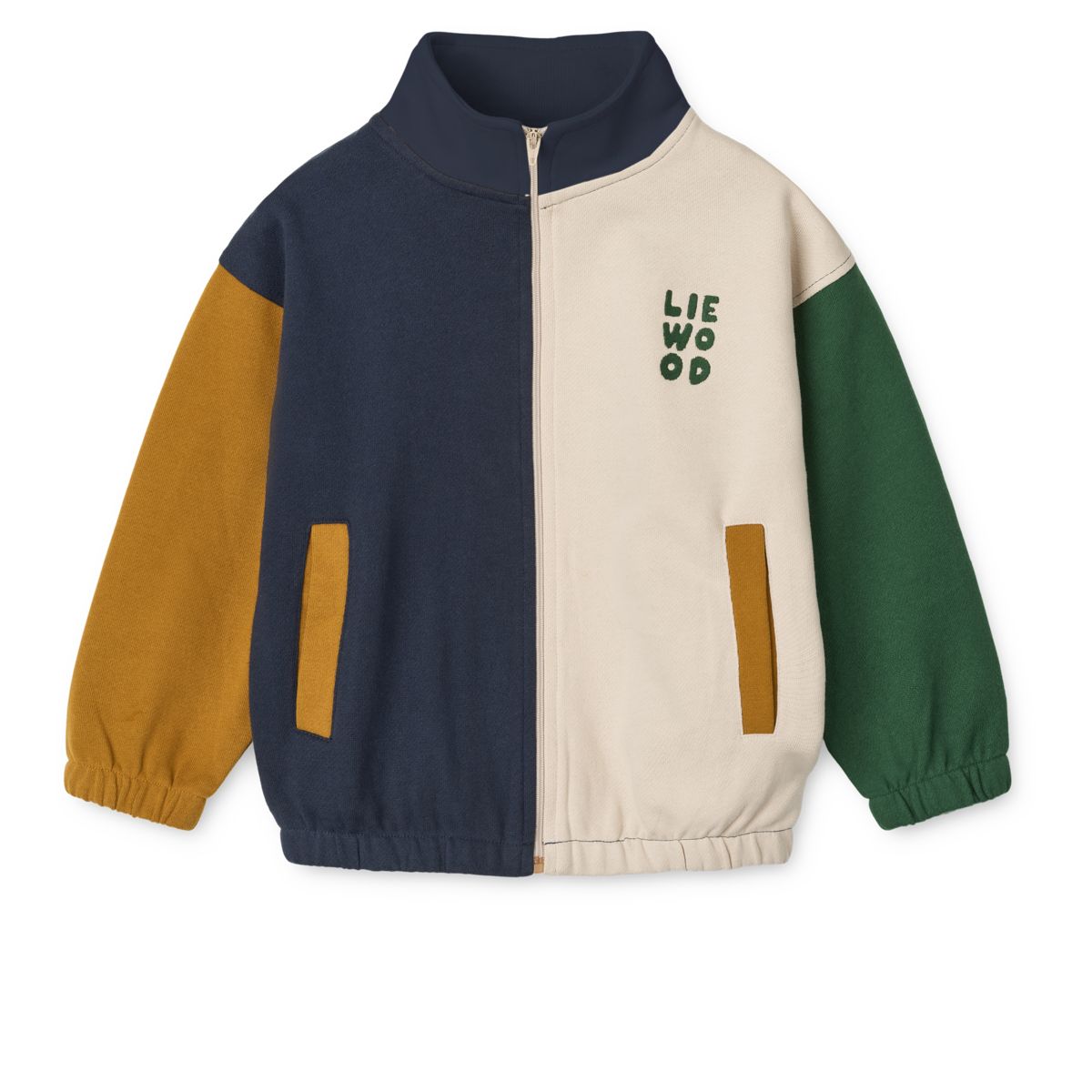 LIEWOOD CASSIUS Sweatshirt med Lynlås - Classic navy multi mix - Sweatshirts