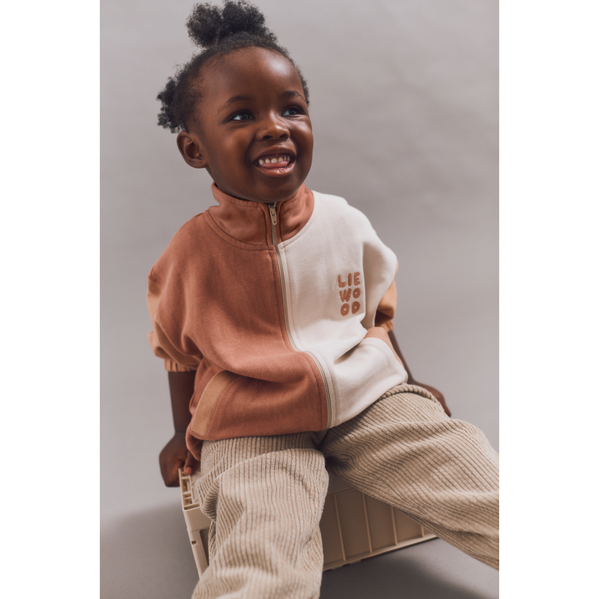 LIEWOOD CASSIUS Sweatshirt med Lynlås - Tuscany rose multi mix - Sweatshirts