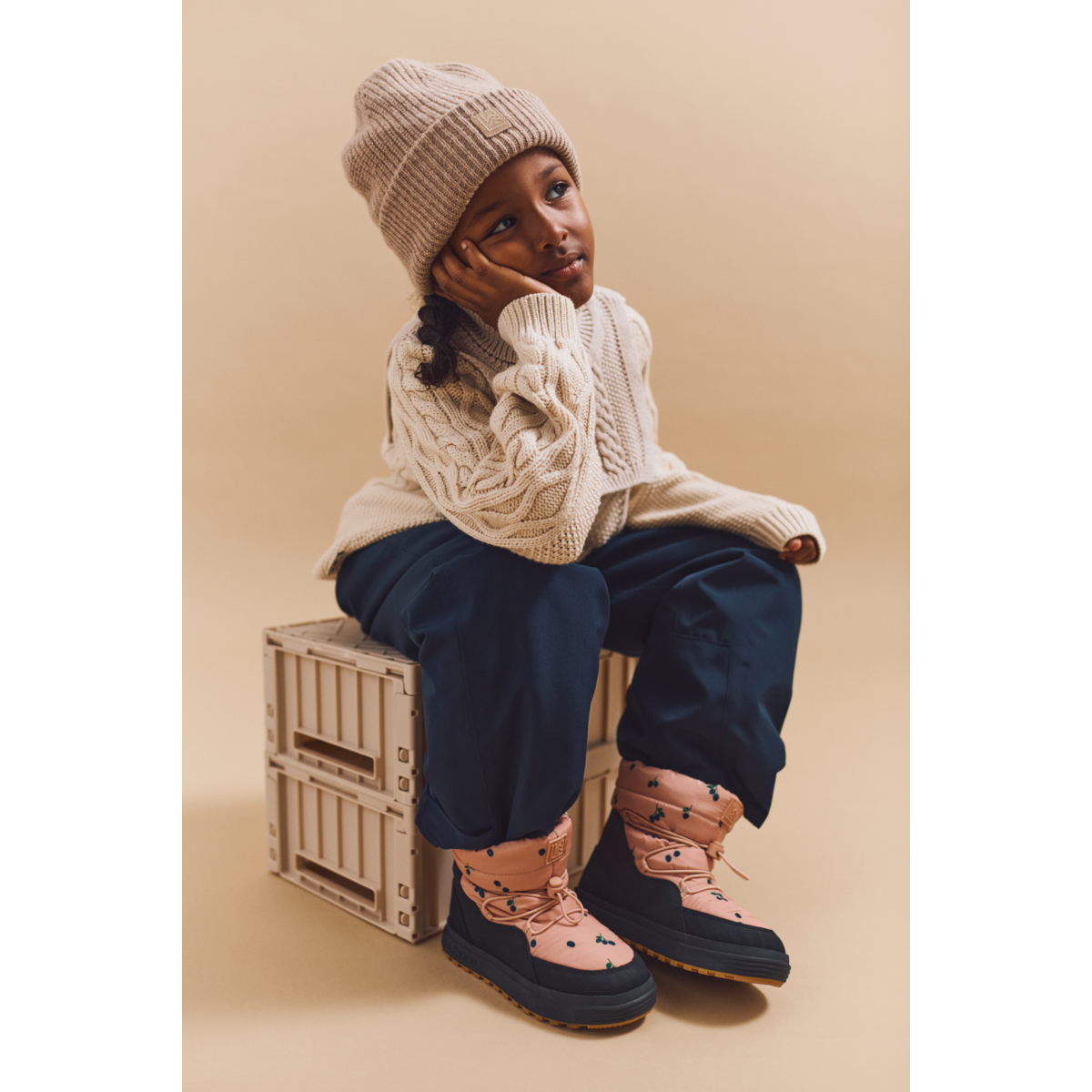 LIEWOOD ZOEY Vinterstøvler - Berry / Pale Tuscany - Vinterstøvler