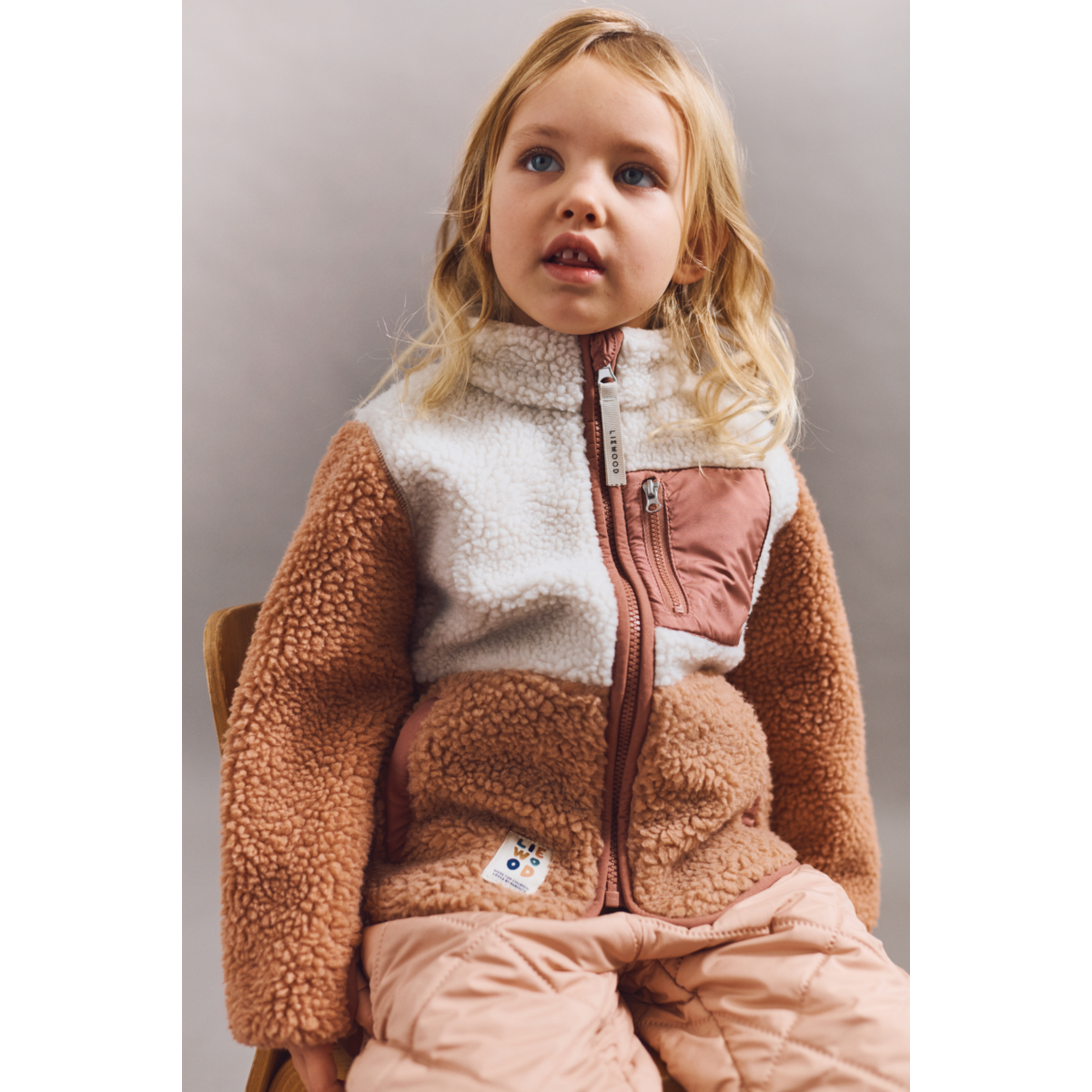 LIEWOOD Nolan Fleecejakke - Tuscany rose multi mix - Jakker