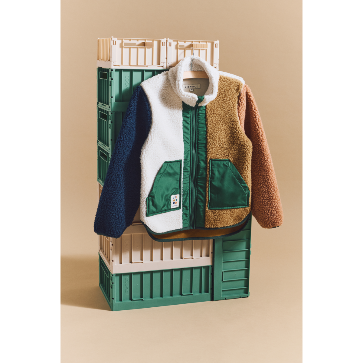 LIEWOOD Noam Fleecejakke - Tuscany multi mix - Jakker