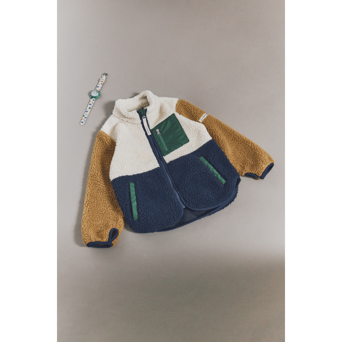 LIEWOOD Nolan Fleecejakke - Classic navy multi mix - Jakker