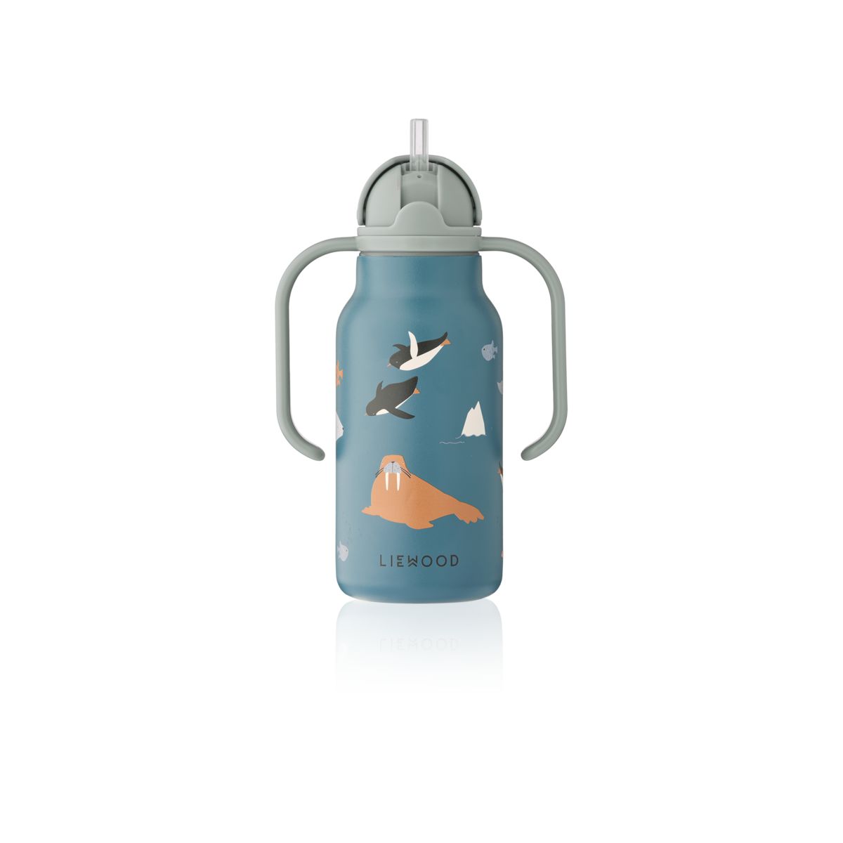 LIEWOOD Kimmie Vandflaske 250 Ml - Arctic Sea / Ocean view - Vandflaske