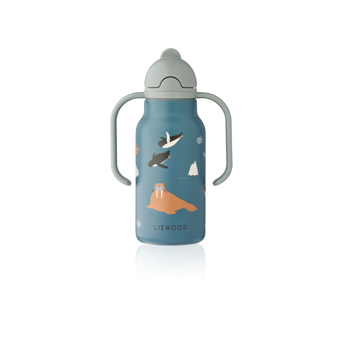 LIEWOOD Kimmie Vandflaske 250 Ml - Arctic Sea / Ocean view - Vandflaske