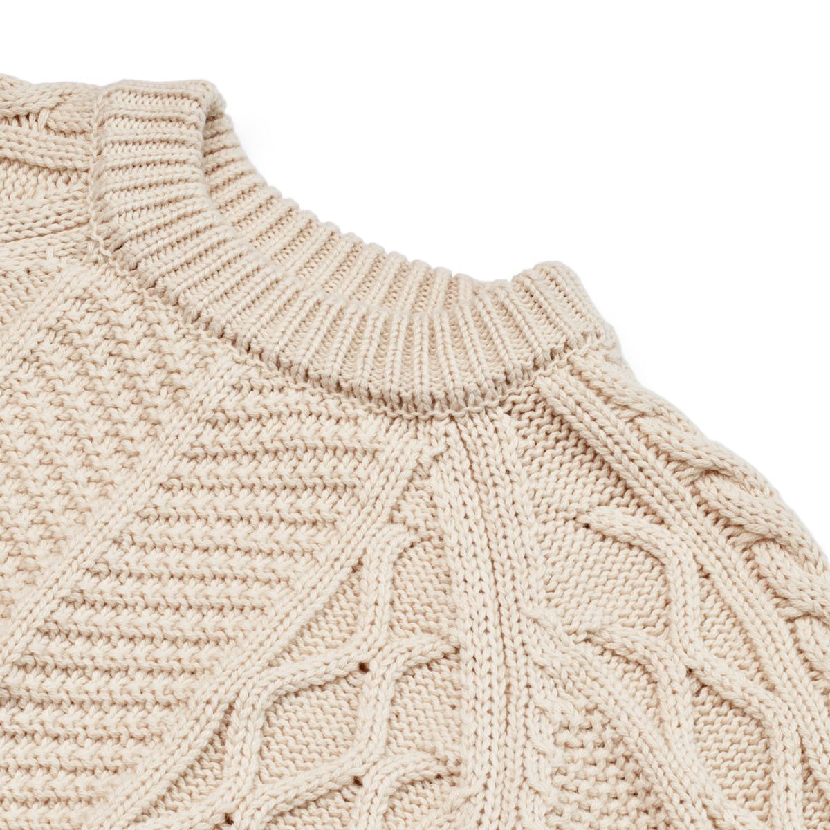 LIEWOOD Callio Kabelstrikket Trøje - Sandy - Sweater