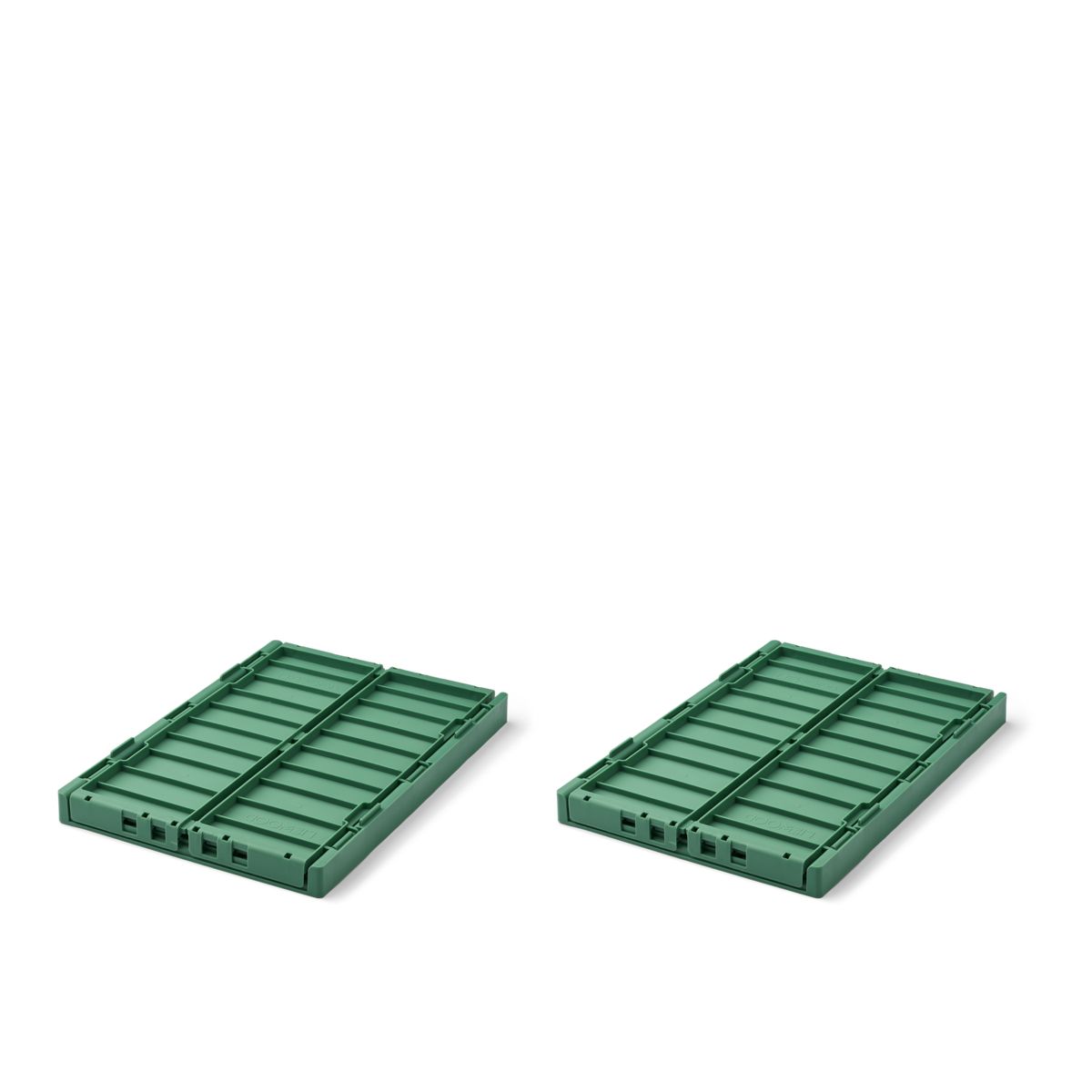 LIEWOOD Weston mellem opbevaringskasse 2-pak - Dusty ivy - Opbevaringskasser