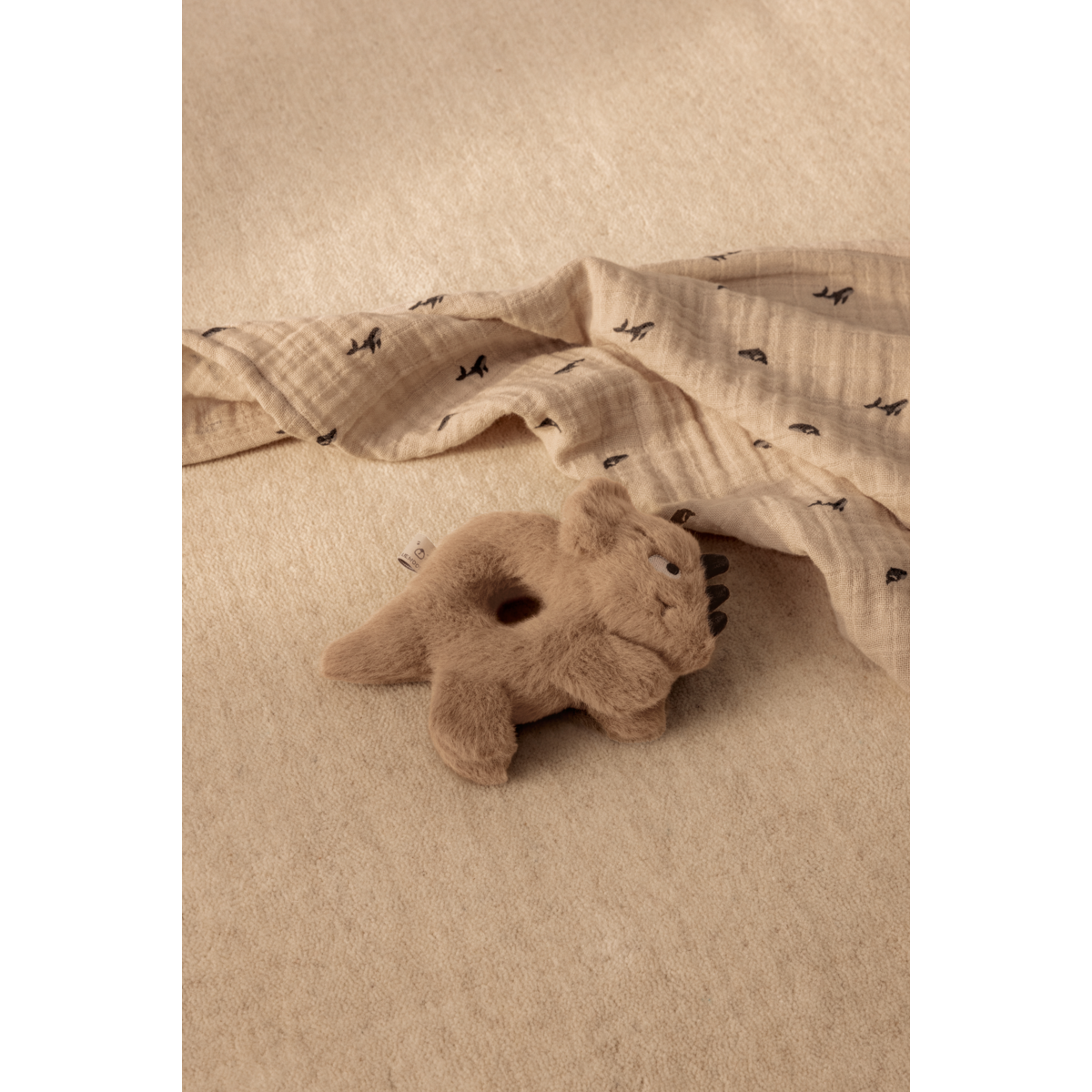 LIEWOOD Lewis stofbleer 2 stk - Mini whale / Sandy - Stofbleer