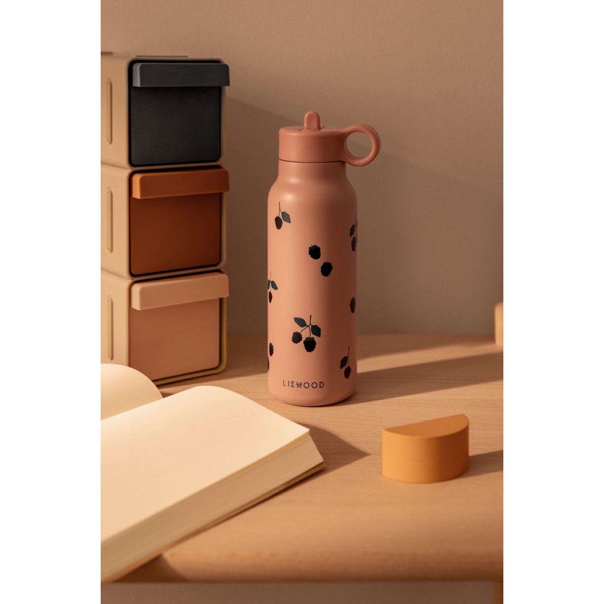 LIEWOOD Falk Vandflaske 350 Ml - Berry / Pale Tuscany - Vandflaske