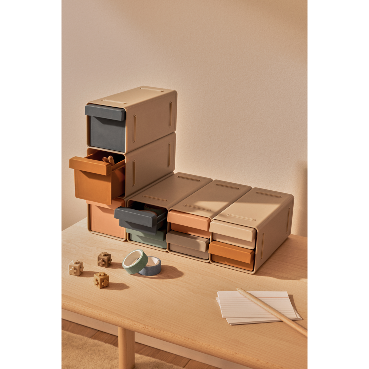 LIEWOOD KYLIAN Opbevaringssystem - Sandy - Opbevaringskasser