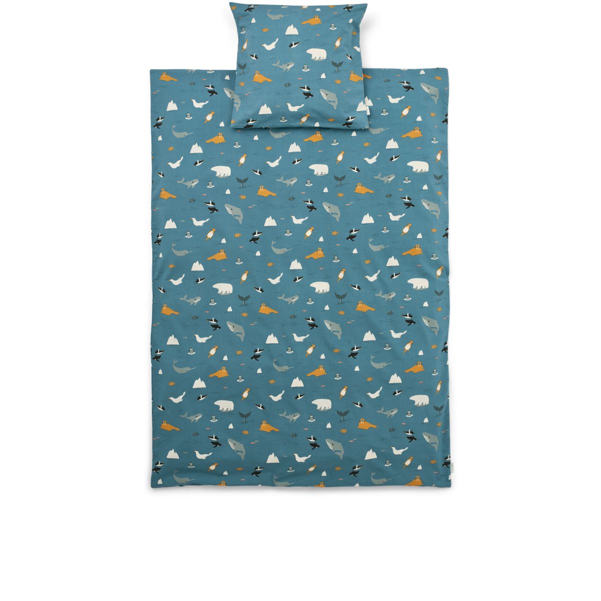 LIEWOOD INGEBORG Juniorsengetøj 100x135 - Arctic Sea / Ocean view - Sengetøj