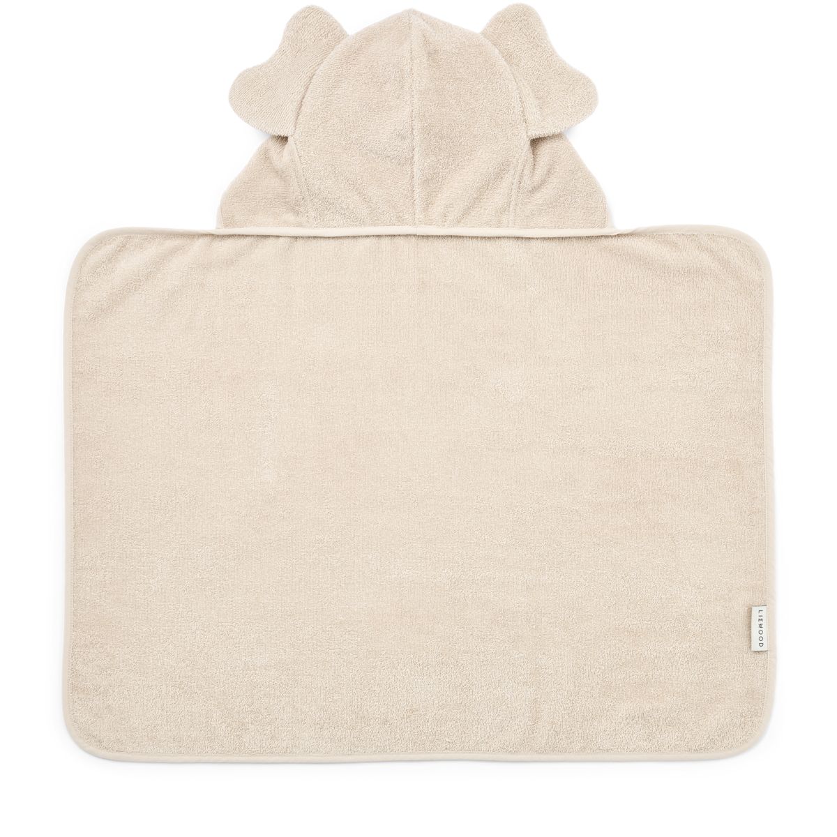 LIEWOOD VILAS Babyhåndklæde med Hætte - Sandy - Håndklæder / Vaskeklude