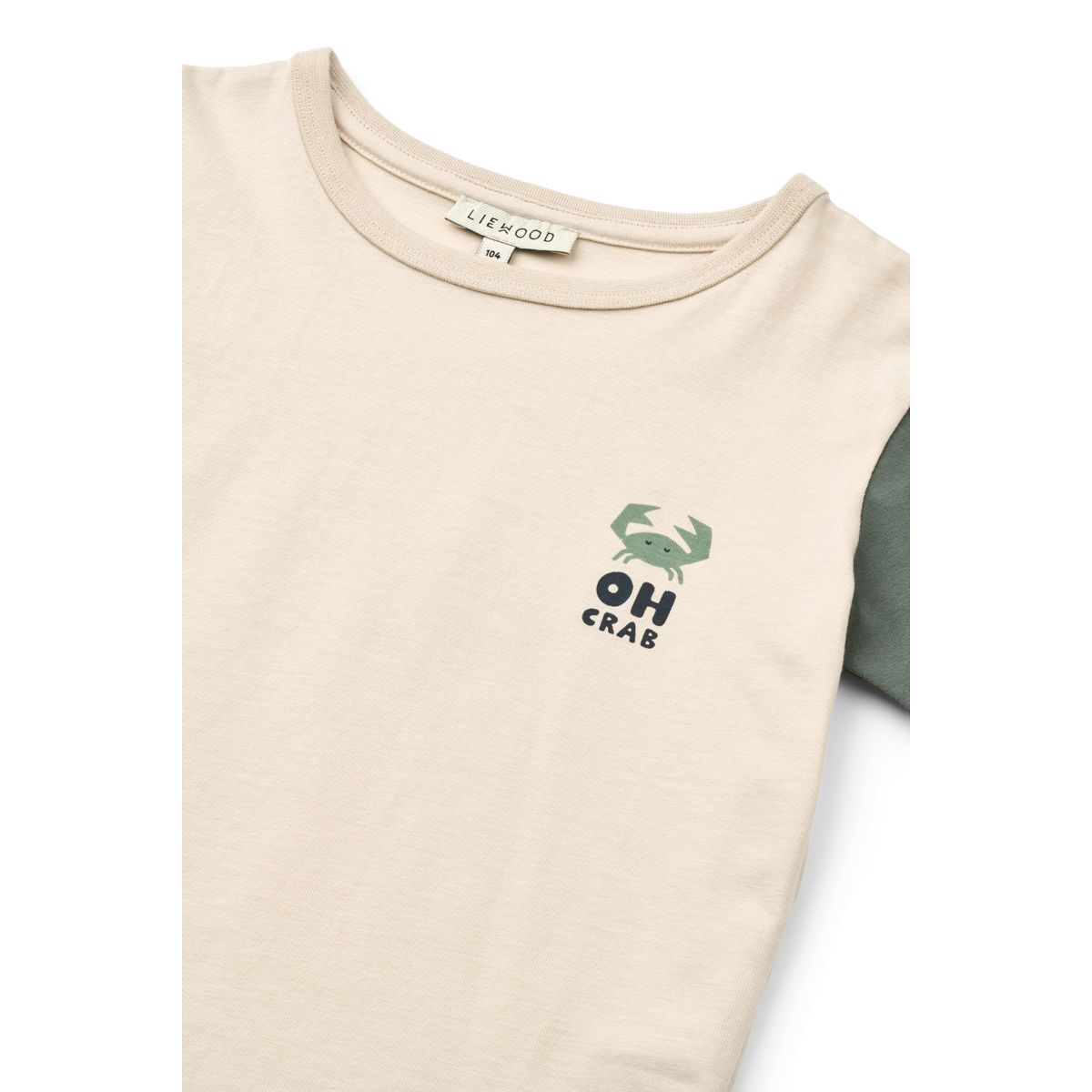 LIEWOOD Apia T-Shirt Med Print - Oh Crab / Sandy - T-shirt