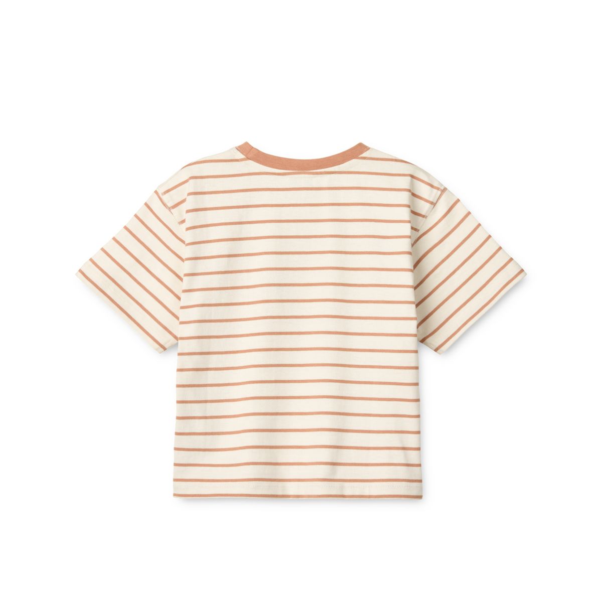 LIEWOOD Tyler Stribet T-shirt - Peach / Stripe tuscany rose / creme de la creme - T-shirt