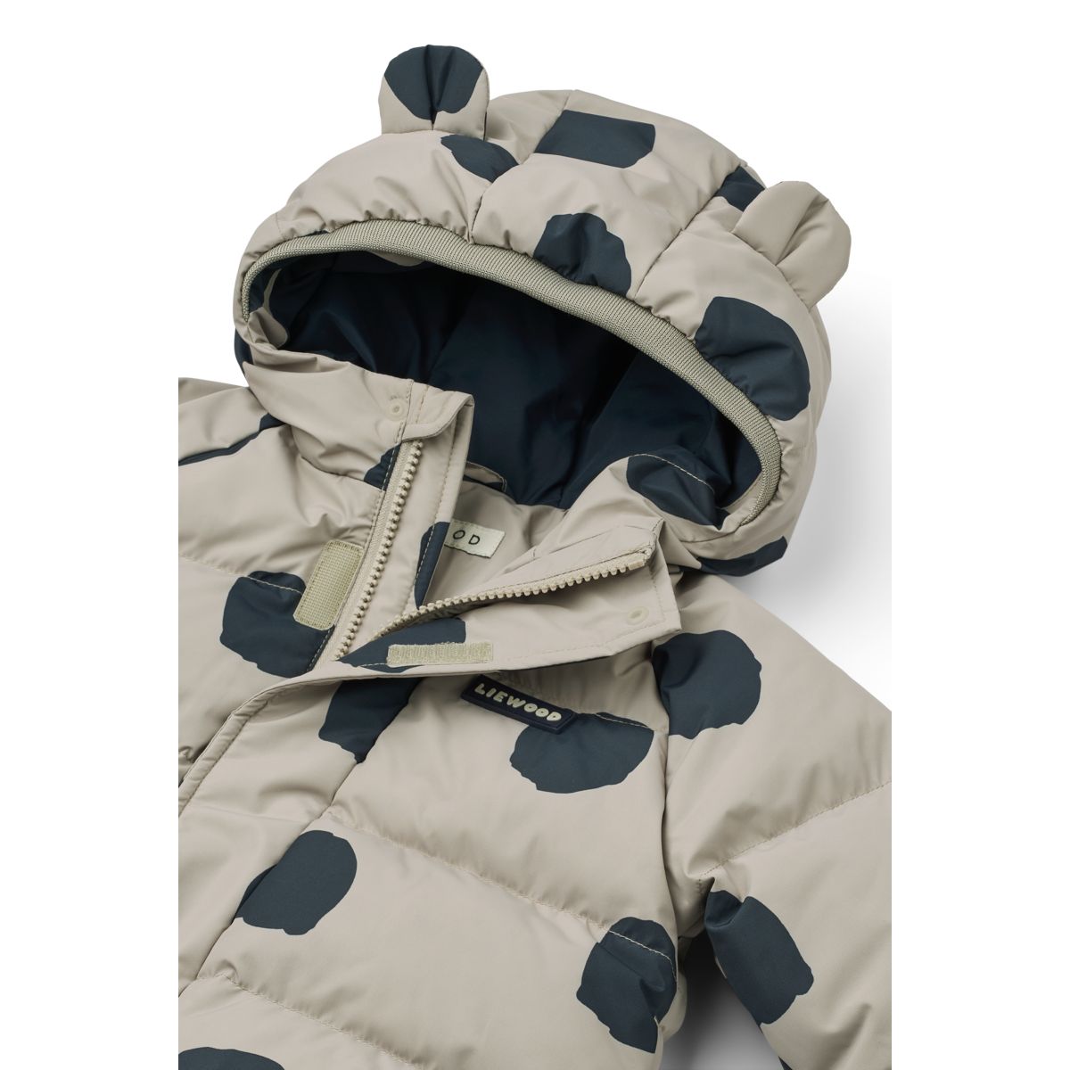 LIEWOOD ADELINA jakke med ører - Spot dots / Mist - Jakker