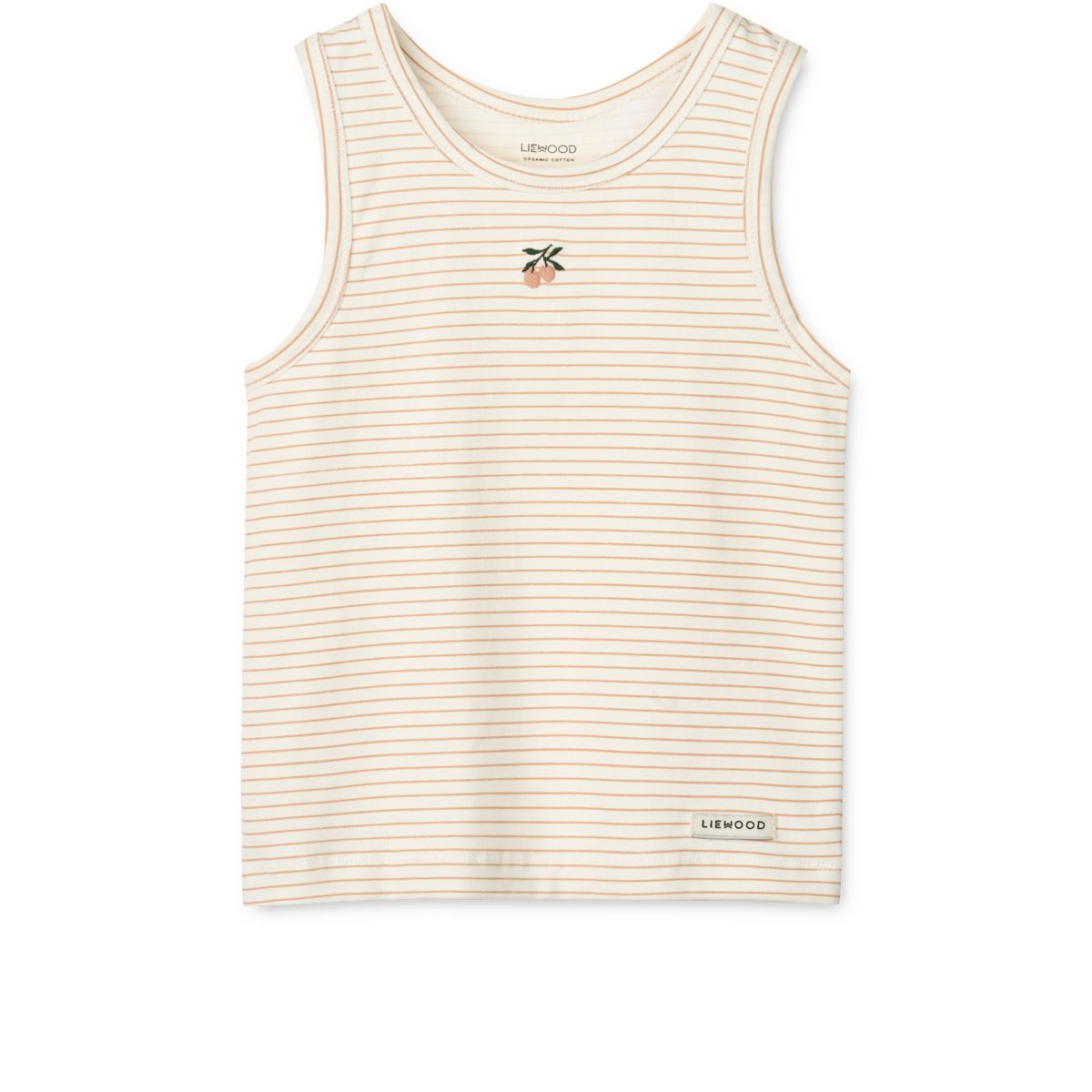 LIEWOOD FARIS Tank Top 2 stk - Mini peach sea shell / stripe mix - Tank top
