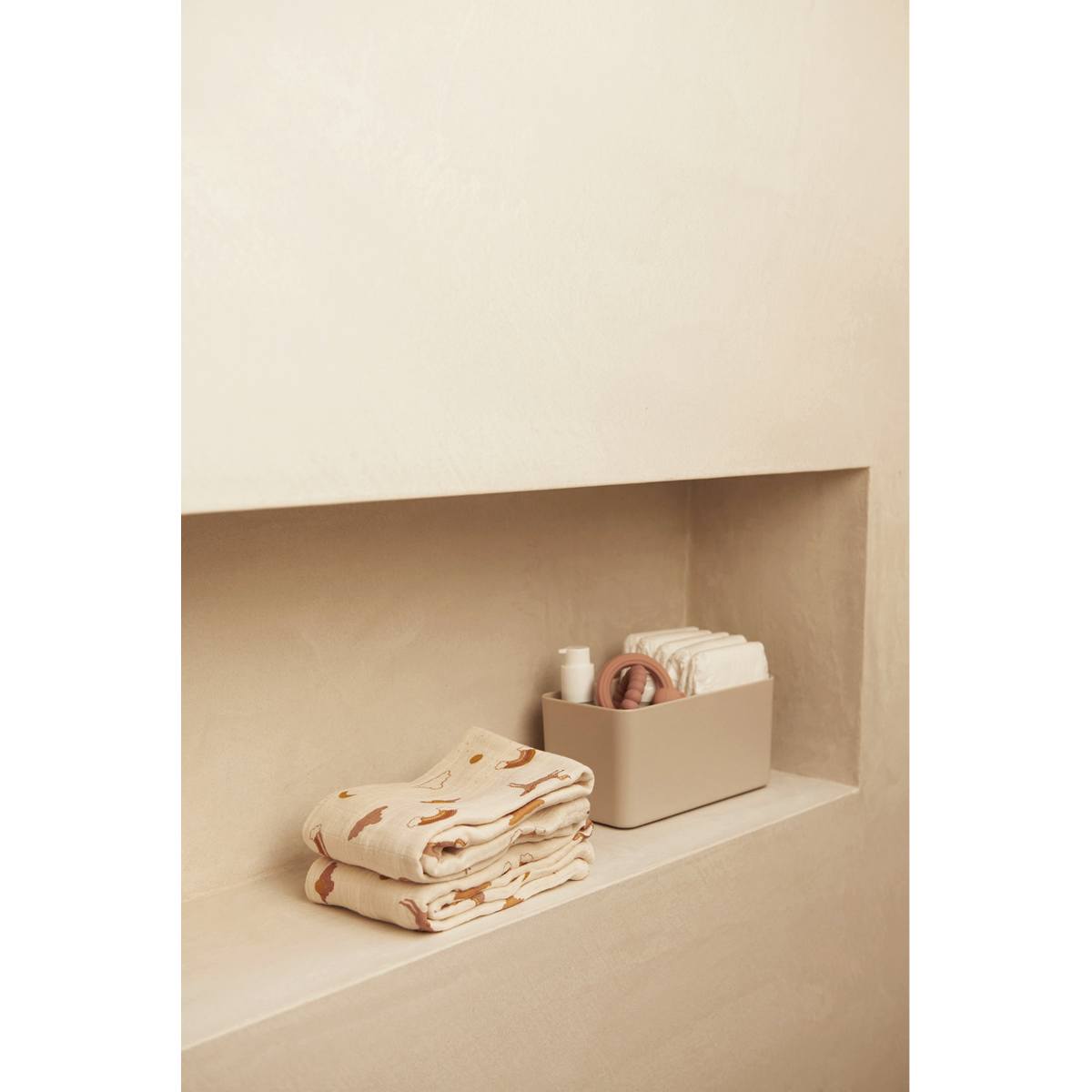 LIEWOOD Lewis Stofbleer 2 stk - Dream / Ecru - Stofbleer