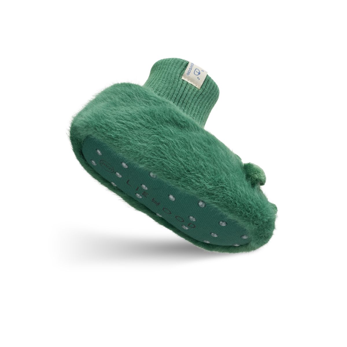 LIEWOOD BETH Krokodillehjemmesko i Plys - Garden green - Sutsko