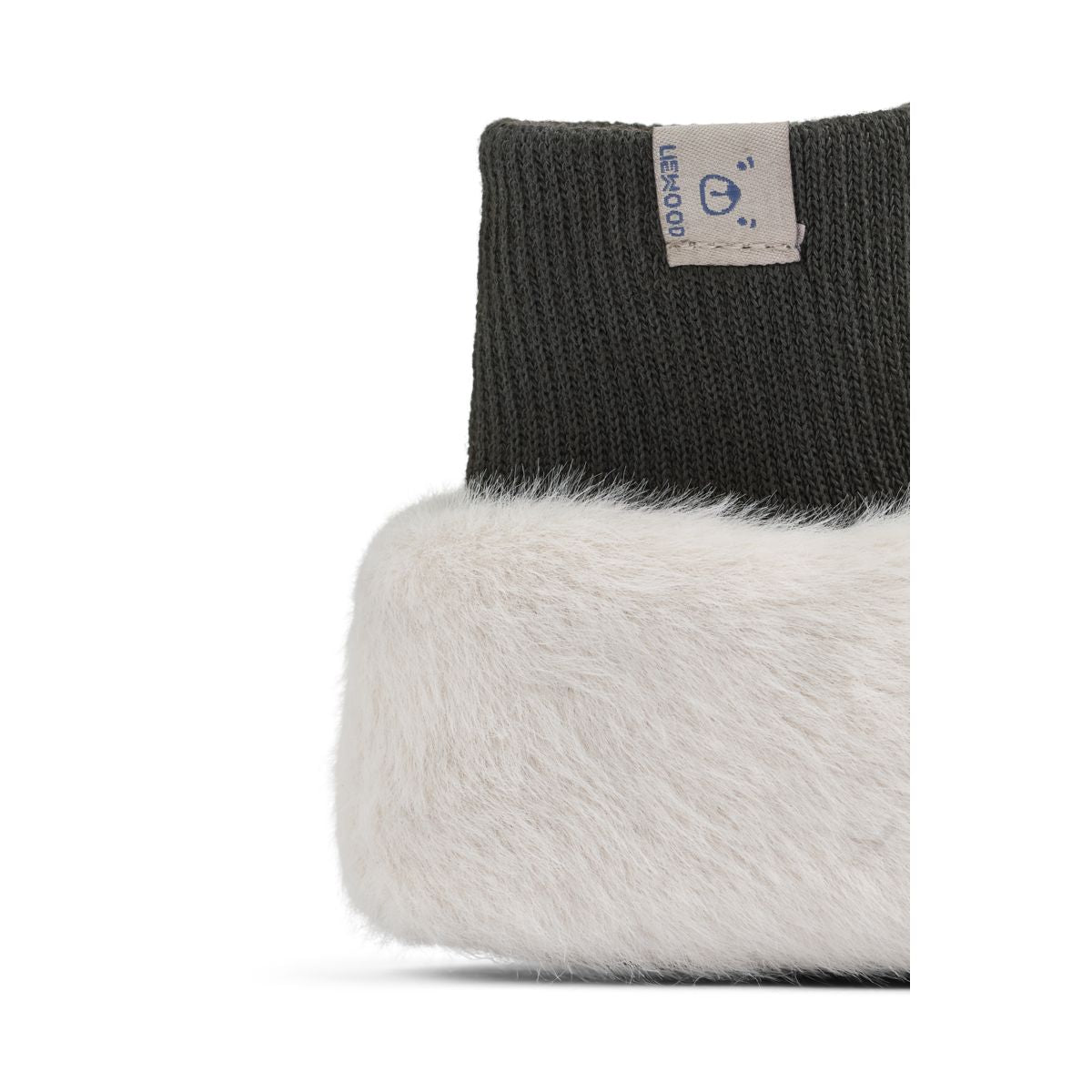 BETH Pandahjemmesko i Plys - Sandy / Dark grey