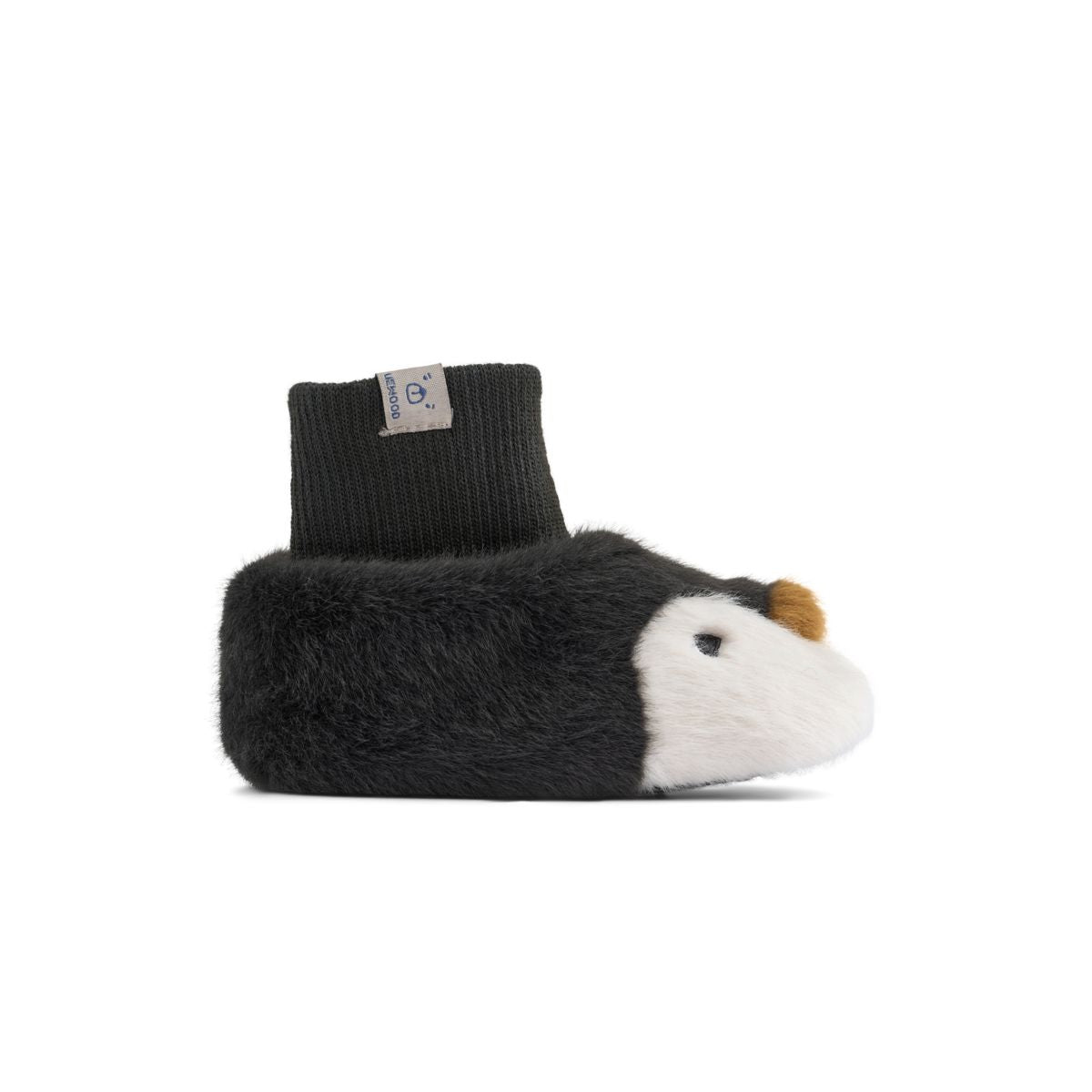 BETH Pingvinhjemmesko i Plys - Sandy / Dark grey