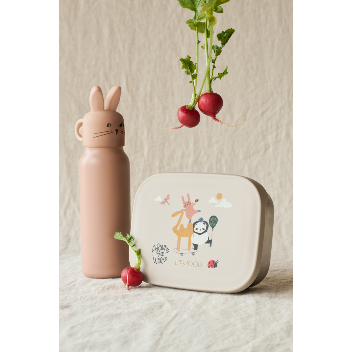 Arthur Madkasse Med Print - Around the world / Sandy