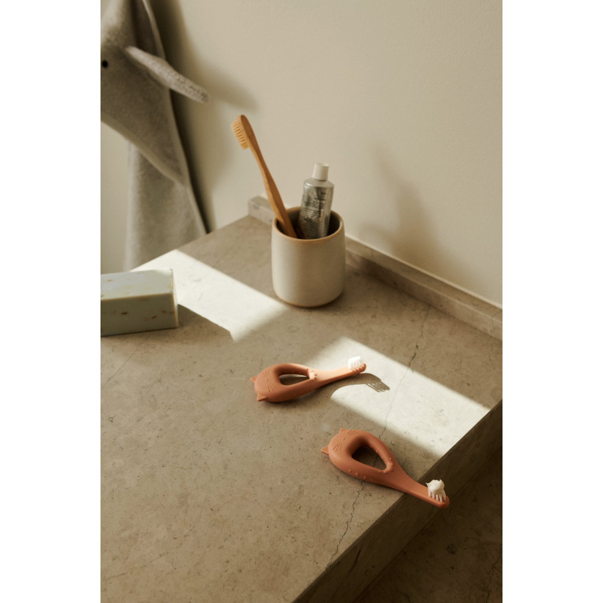 LIEWOOD Janelle tandbørste 2 stk - Tuscany rose - Bad & hygiejne