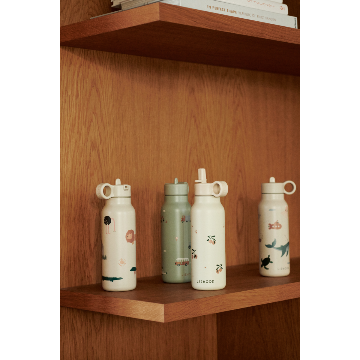 LIEWOOD Falk Vandflaske 350 Ml - Peach / Sea shell mix - Vandflaske