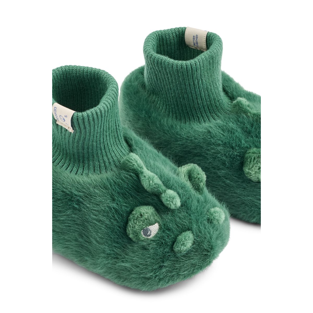 BETH Krokodillehjemmesko i Plys - Garden green